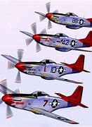 Image result for WW2 Fighter Planes Red Tails