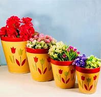 Image result for Decorating Tin Pots