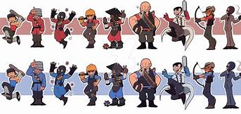 Image result for TF2 Mercs as Girl