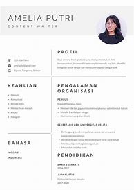 Image result for Contoh CV Fresh Graduate