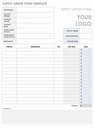 Image result for Order Form Layout