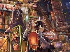 Image result for BSD Chuuya and Dazai Fan Art