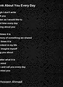 Image result for I Think of You Poem