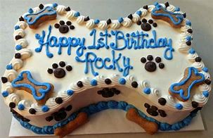 Image result for Happy Birthday Dog Bone Cake