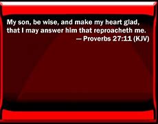 Image result for Proverbs 27 11