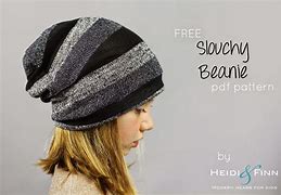 Image result for Slouchy Beanie Hat Sewing Pattern