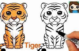 Image result for Easy Draw Tiger