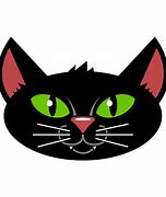 Image result for Simple Cat Face for Halloween