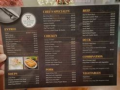 Image result for Hillview Country Club Menu