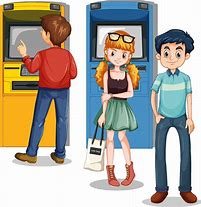 Image result for ATM Machine Cartoon