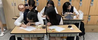 Image result for South Korean High School Students