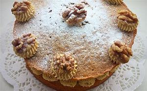 Image result for Classic Coffee and Walnut Cake