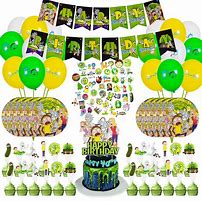 Image result for Rick and Morty Party Supplies