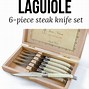 Image result for Laguiole Kitchen Knife Set