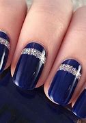 Image result for Blue Nail Designs with Diamonds