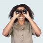 Image result for Looking through Binoculars