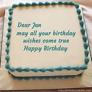 Image result for Happy Birthday Jan Cake