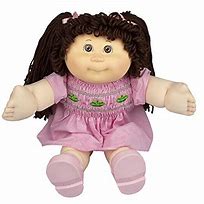 Image result for Doll with Blue Eyes and Brown Hair