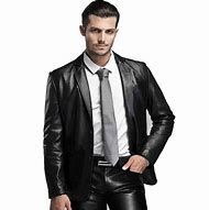 Image result for Leather Blazer