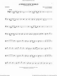 Image result for Trombone Sheet Music