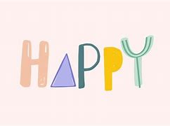 Image result for Happy in Block Text