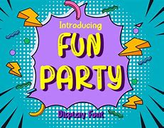 Image result for Font for Party