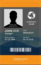 Image result for Employee Badge ID Card Template