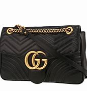 Image result for Gucci GG Marmont Leather Shoulder Bag