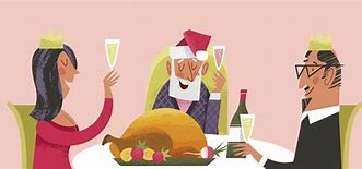 Image result for Christmas Dinner with Family Clip Art