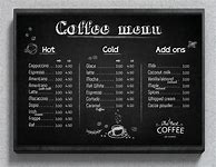 Image result for Coffee Cafe Menu