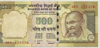 Image result for 500 Rupees India