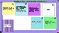 Image result for 12th Grade Vocab