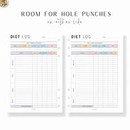 Image result for Nutrition Diary Template