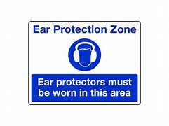 Image result for Ear Plug Single Hearing Protection Signage