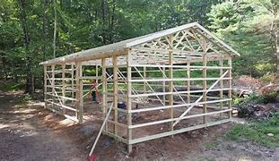 Image result for Pole Barn Post