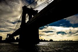 Image result for Brooklyn Bridge Silhouette