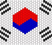 Image result for South Korea Minecraft Country Flags