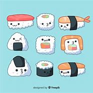 Image result for Cute Sushi Vector