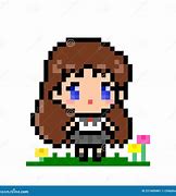 Image result for Cute Anime Girl Pixel