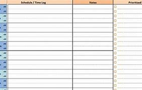 Image result for Daily Planner Template Excel