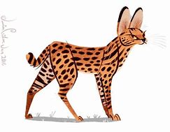 Image result for Serval Cat Wire Art