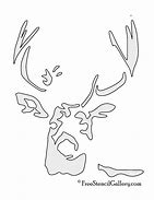 Image result for Deer Broadside Stencil Images