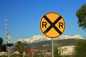 Image result for Railroad Temporary Stop Sign