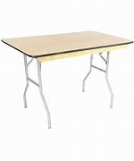 Image result for Wood Folding Banquet Table