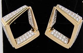 Image result for Diamond-Shaped Earrings