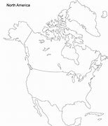 Image result for Printable Map of North America