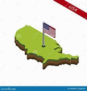 Image result for 3D Map United States Isometric