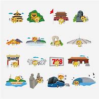 Image result for Cartoon Beijing Flash Cards