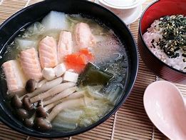 Image result for Salmon Miso Soup Jpg