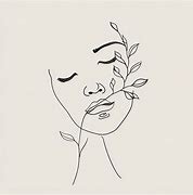 Image result for Girl Simple Line Art Drawing